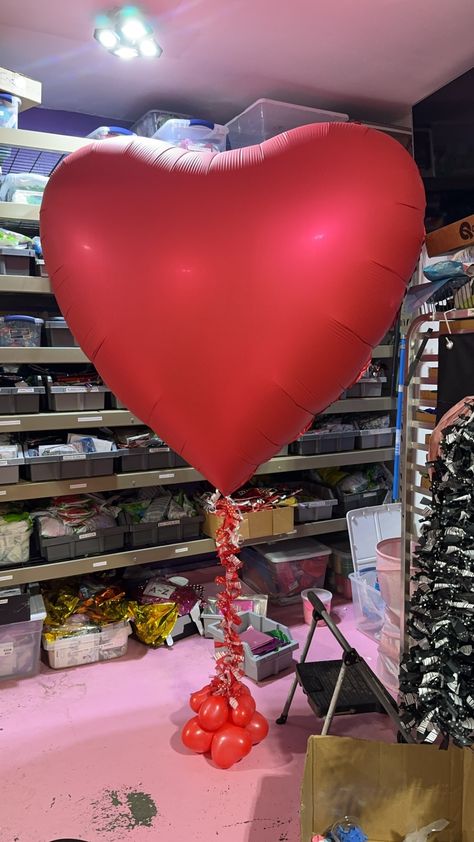 Love is larger than life with this giant 4 1/2 ft tall heart balloon!    Show your love in a big way and spread joy with this celebratory symbol of love. #love #spreadlove #giantballoon  #BalloonsByMisti Giant Balloons, Symbol Of Love, Larger Than Life, Heart Balloons, Helium Balloons, Spread Love, Big Heart, Love Symbols, Love Love