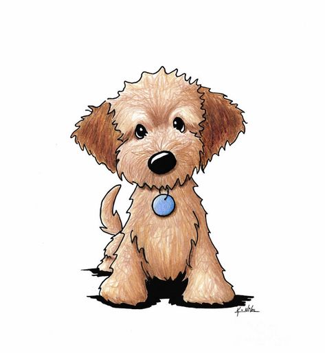 Goldendoodle Christmas, Tatoo Dog, Cute Dog Drawing, Arte Doodle, Puppy Drawing, Puppy Art, 강아지 그림, Goldendoodle Puppy, 자수 디자인