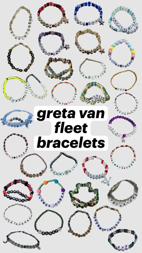 Greta Van Fleet, Bracelet Ideas, Bracelet, Van