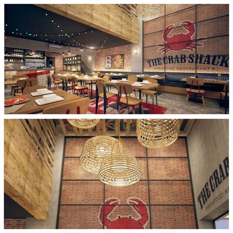 Crab shack soon to open in hi chi Minh  city. Crab Restaurant Design, Hi Chi Minh, Chinese Restaurant Design, Crab Restaurant, Beverage Design, Fish Restaurant, Crab Shack, Chinese Restaurant, Restaurant Design