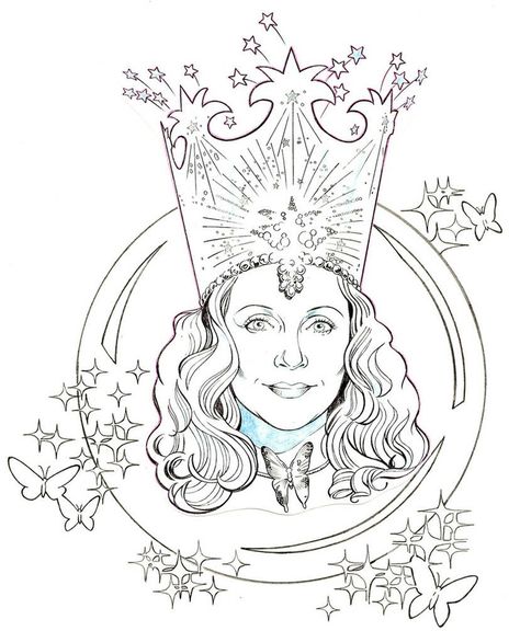 Wizard Of Oz Coloring Pages, Good Witch Wizard Of Oz, Wizard Of Oz Color, Wizard Of Oz Pictures, Wizard Of Oz Glinda, Wizard Of Oz Musical, Wizard Of Oz Collectibles, Oz Tattoo, Wizard Of Oz Decor