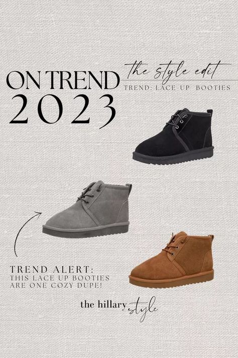 On Trend In 2023: Lace-Up Booties These Lace-Up Shearling Lined Booties are such a great UGG Dupe! Amazon, Amazon Fashion, Amazon Find, Found It on Amazon, Boots, Slippers, Cozy Boots, 2023 Trends, UGG Dupe, Boots, On Trend, UGG, Cushionaire Ugg Lace Up Boots Outfit, Ugg Lace Up Boots, Lace Up Boot Outfit, Amazon Boots, Found It On Amazon, Boots 2023, Cozy Boots, Slippers Cozy, Lace Up Booties