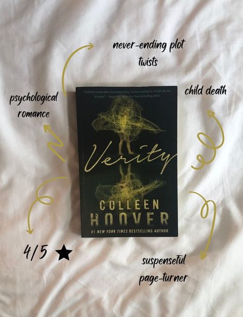 Verity Colleen Hoover, Fiction Books Worth Reading, Book Reading Journal, Colleen Hoover Books, 100 Books To Read, Fantasy Books To Read, Unread Books, Recommended Books To Read, Inspirational Books To Read