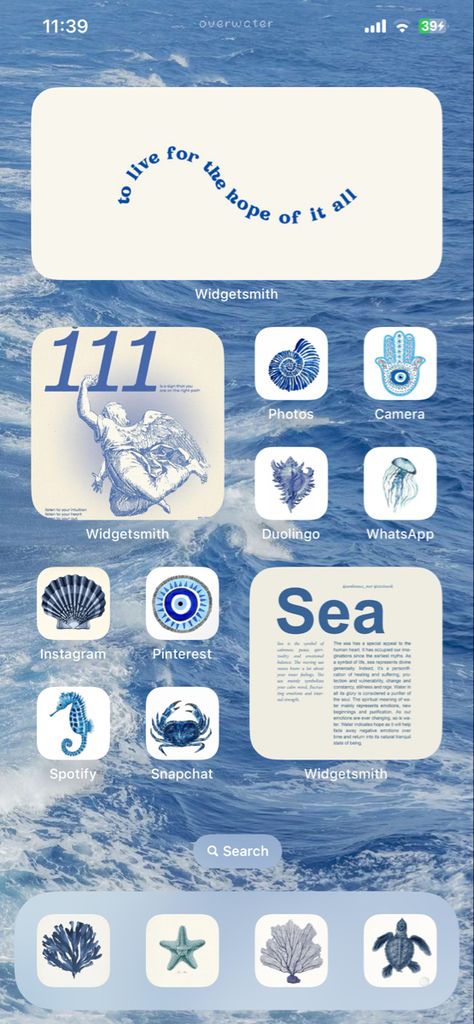 Greece Homescreen, Blue Beachy Widgets, Blue Summer Homescreen, Navy Blue Phone Layout, Iphone Homepage Layout, Iphone Lockscreen Widgets Ideas, Coastal Phone Theme, Phone Asethic Ideas, Ocean Theme Phone Layout