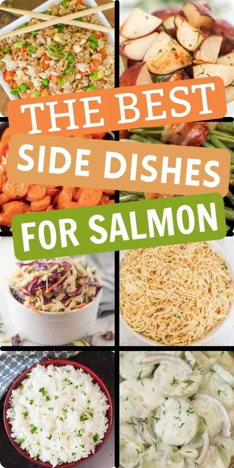 What To Eat With Salmon Patties, Rice Recipes For Salmon Dinner, What Sides Go With Salmon, Salmon Dinner Ideas Sides, Sides For Salmon, Salmon Side Dishes, What To Serve With Salmon, Salmon Sides, Salmon Dinner Recipes