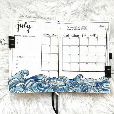 Bullet Journal Layout Ideas, Journal Layout Ideas, Bullet Journal Monthly Spread, Bullet Journal 2020, Bullet Journal Spreads, Bullet Journal 2019, Monthly Overview, Bullet Journal Mood, Bullet Journal Aesthetic