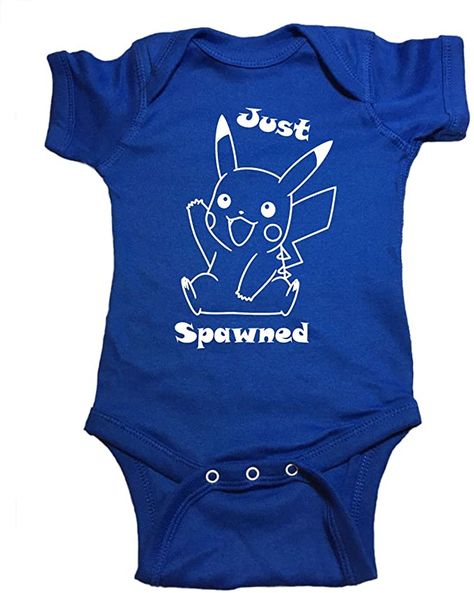 Amazon.com: NorthStarTees Pokemon One Piece Just Spawned Baby Bodysuit: Clothing Pokemon Baby Clothes, Newborn Boy Clothes, Toddler Clothing, Baby & Toddler Clothing, Newborn Outfits, Baby Boy Newborn, Baby Clothing, Baby Care, Baby Boy Outfits