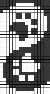 Pixel Art Grid 2 Colors, Crochet Tapestry Black And White, Easy Pixel Art Black And White, Crochet Graph Patterns Anime, Tapestry Patterns Charts, Panda Alpha Pattern, Heartstopper Alpha Pattern, Crochet Grids Free Pattern, Pixel Art Without Black