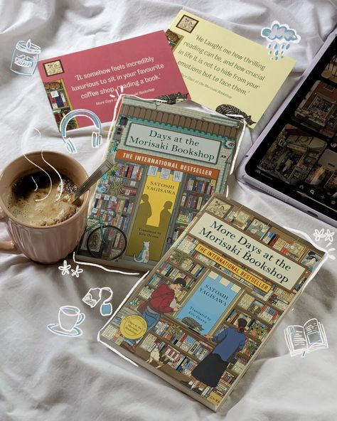 💬 What type of book is your favorite to curl up with when you just need a bit of comfort and calm? Imagine walking into a little bookstore tucked away on a quiet street, where the air is thick with the scent of old paper and stories waiting to be discovered. That’s the feeling Days at the Morisaki Bookshop and More Days at the Morisaki Bookshop give you. They’re not about anything crazy happening, they’re about life in its simplest, most beautiful form.❤️‍🩹 Takako, the main character, start... Books About Bookshops, Days At The Morisaki Bookshop Aesthetic, Days At Morisaki Bookshop Quotes, Days At Morisaki Bookshop Aesthetic, Days At The Morisaki Bookstore, Days At Morisaki Bookshop, Aesthetic Book Photography, Books Recs, Bookstore Ideas