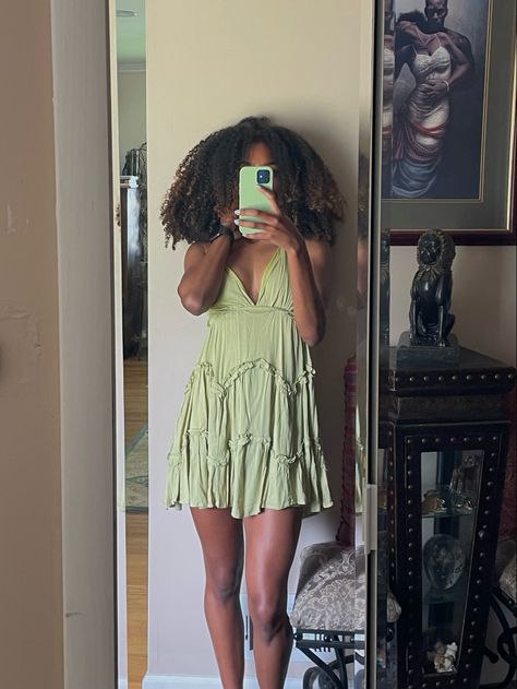 Sundress Aesthetic Black Women, Beachy Outfits Black Women, Flowy Dress Black Woman, Sun Dress Black Women, Flowy Aesthetic, Hippie Black Femininity Aesthetic, Summer Black Women, Boho Summer Outfits Black Women, Earthy Dresses