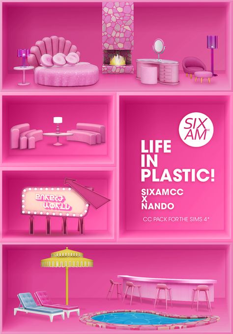 Sims 4 Barbie Decor Cc, Sims 4 Bratz Furniture, Sims 4 Barbie Furniture, Sims 4 Barbie Furniture Cc, Barbie Sims 4 Cc Patreon, Sims 4 Cc Bratz Decor, Sims 4 Colorful Furniture Cc, Ts4 Barbie Cc, The Sims 4 Barbie Cc