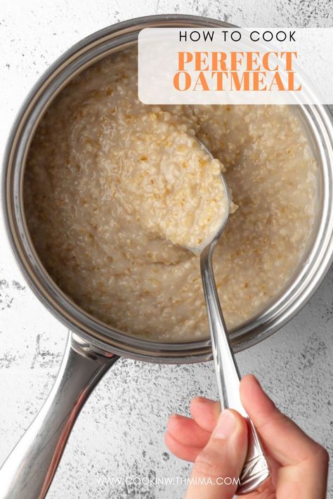 Cook Oatmeal, Old Fashioned Oats, How To Cook, Chicken Recipe, Hot Water, Oats, Old Fashioned, Oatmeal, Chicken