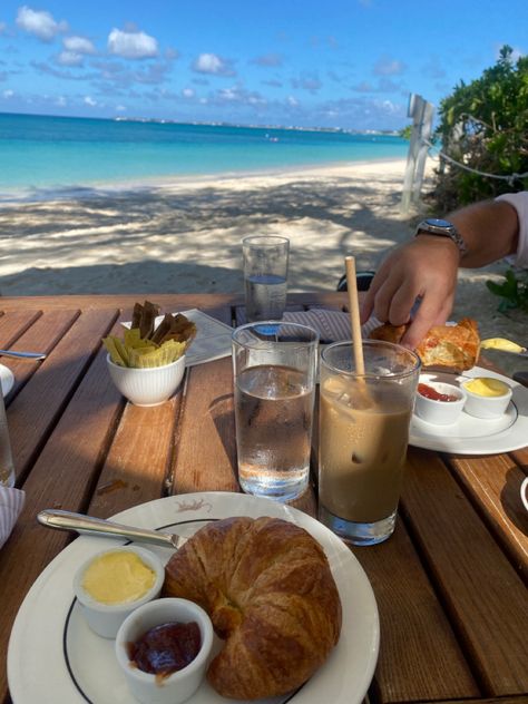 Coffee Shop On The Beach, Cafe On The Beach, Coffee Beach Aesthetic, Coffee By The Beach, Beach Coffee Shop, Coffee And Beach, Coastal Cafe, Beach Town Aesthetic, Beachside Cafe