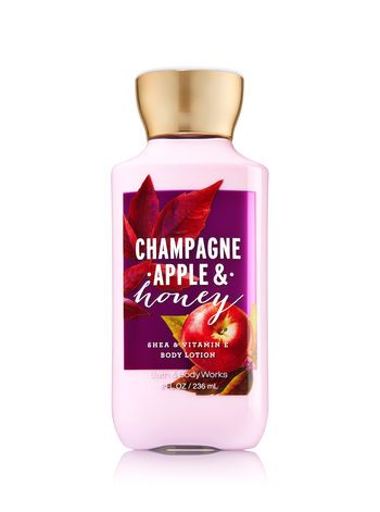 Signature Collection Champagne Apple & Honey Body Lotion - Bath And Body Works Champagne Apple And Honey, Honey Body Lotion, Apple And Honey, Bath And Body Works Lotion, Honey Bath, Apple Honey, Pink Lady Apples, Lip Scrub Homemade, Lush Bath