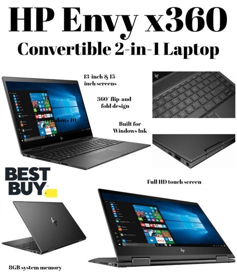 HP Envy x360 Convertible 2-in-1 Laptops at Best Buy ~ DivineLifestyle.com ~ #ad #windows Laptop For College, Hp Envy X360, Types Of Handbags, Best Carry On Luggage, Back To School Essentials, Best Laptops, Blog Inspiration, School Essentials, Carry On Luggage