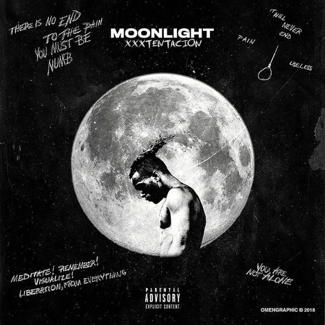 • Moonlight • Omengraphic © 2018  #xxxtentacion  #way2ill #mobilemag #shoot2kill #streetsdreamsmag… Moonlight Xxxtention, Xxxtentacion Poster, Parental Advisory Explicit Content, New Poster, Celestial Bodies, Movie Posters, Music, Quick Saves, Instagram