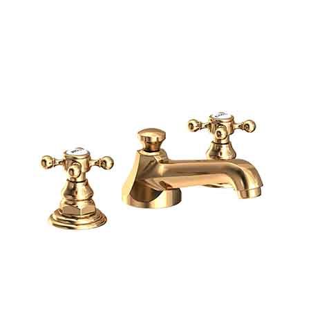 Astor - Widespread Lavatory Faucet - 920 - || Newport Brass Brass Bathroom Faucets, Gold Faucet, French Yellow, Newport Brass, Faucet Design, Widespread Bathroom Faucet, Brass Faucet, Lavatory Faucet, Bathroom Faucet