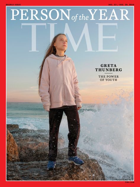 TIME Person of the Year 2019: How We Chose Greta Thunberg | Time Person Of The Year, Twitter Bio, Positive News, Greta Thunberg, Margaret Thatcher, Nobel Peace Prize, Climate Action, Stephen Hawking, Time Magazine