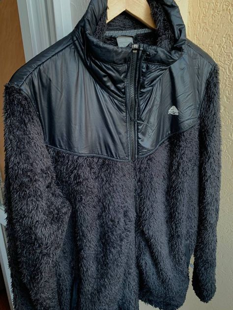 Nike Color Black! Vintage Jacket Nike ACG Sherpa fleece XL or XXL Nike Acg Sherpa Fleece, Nike Acg Sherpa, Jacket Nike, Men's Outerwear, Nike Acg, Black Vintage, Mens Outerwear, Sherpa Fleece, Vintage Jacket