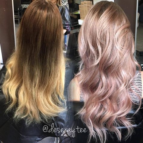 All I say is ❤️ at first sight #trends #color #hair #hairgasm #hairporn #haircolor #hairinspo #hairstyle #hairoftheday... Silver Balayage, Rose Gold Hair Blonde, Pink Hair Highlights, Canada Calgary, Blonde Hair Goals, Peach Hair, Lavender Hair, Balayage Hair Blonde, Brown Blonde Hair