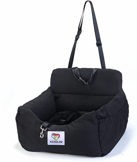 Amazon.com : KSSDLSM Dog Car Seat for Small/Medium Dogs, Pet Booster Seat with Storage Bag, Removable and Easy Cleaning : Pet Supplies Dog Car Seat Belt, Puppy Bag, Car Seat Pad, Car Travel Accessories, Dog Car Seat, Booster Car Seat, Pet Car Seat, Dog Car Seats, Pet Car