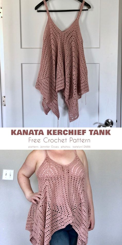 Plus Size Crochet Summer Outfits, Trending Crochet Patterns, Crochet Kerchief, Plus Zise, Women's Vests, Crochet Summer Dresses, Crochet Idea, Mode Crochet, Crochet Ladies Tops