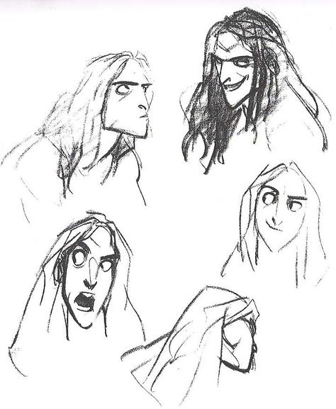 Tarzan: 100 Original Concept Art Collection - Daily Art, Movie Art Tarzan 1999, Disney Art Style, Glen Keane, Some Sketches, Animation Sketches, Disney Concept Art, Disney Sketches, Character Design Sketches, Character Sketches