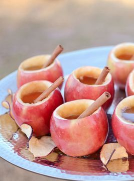 10 minutes · VeganGluten freePaleo · Makes 4 Apple Cups, Dessert Crepes, Apple Cider Drink, Food Wallpapers, Cider Drinks, Wallpaper Food, Apple Cup, Rustic Thanksgiving, Hot Cider