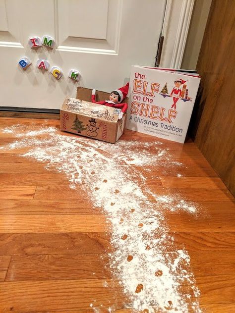 Elf On The Shelf Arrival Box Ideas, Elf I'm Back Ideas, Elf On The Shelf Pet Ideas, Kindness Elf, Simple Thanksgiving Table Decor, Elf On The Shelf Arrival, Elf Ideas Easy, Elf Kit, Memories Box