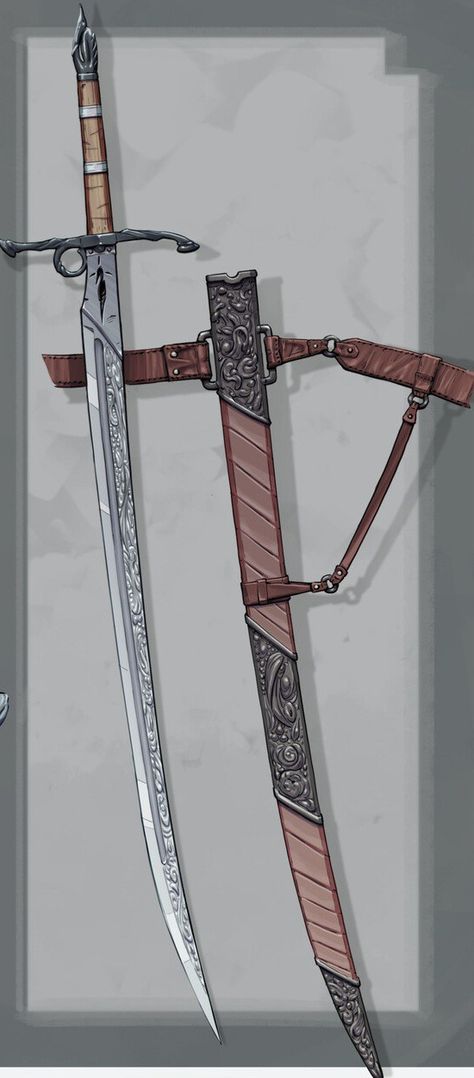 Swords Fantasy, Fantasy Weaponsmith, Magic Arrows Dnd, Swords Concept Art, Dnd Greatsword, Weaponsmith Character Design, Greatsword Art, Fantasy Swords, Fantasy Weaponsmith Design