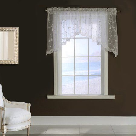 Valances For Windows, Window Swags, Sheer Valances, Balloon Curtains, Swag Curtains, Decorative Curtain Rods, Valance Window Treatments, Window Dressing, Window Bed