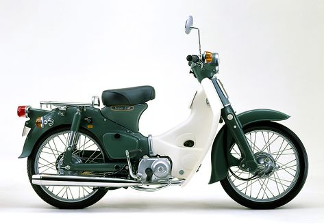 Super Cub C50 (1978) C90 Honda, Cub 50, Honda C50, Honda Stream, Honda Super Cub, Motorcycle Illustration, Super Cub, Honda Cub, Honda Bikes