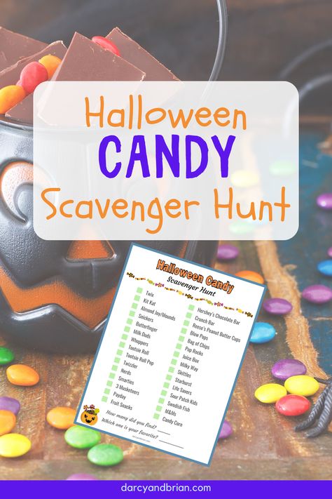 Get ready for a spooktacular Halloween Candy Scavenger Hunt with our free printable checklist! This fun activity will have your kids sorting and counting their Halloween loot while checking off all the different kinds of candy they received. Plus, they can also write down their favorite candy. Make it an exciting game and see how many different candies they can find! Download now and have a ghoulishly good time! Halloween Candy Scavenger Hunt, Halloween Candy Hunt, Candy Scavenger Hunt, Halloween Prizes, Halloween Sleepover, Fall Paper Crafts, Scavenger Hunt Printable, Halloween Board, October Activities