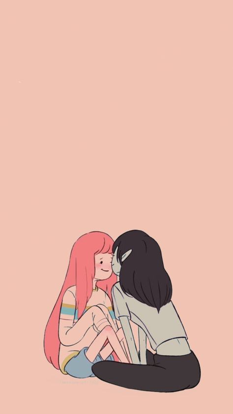 Marcy And Pb Wallpaper, Bubble Gum And Marceline Wallpaper, Bubline Wallpaper, Pb And Marceline Wallpaper, Adveture Time, Whats Wallpaper, Marceline And Princess Bubblegum, Marceline And Bubblegum, Marceline The Vampire Queen