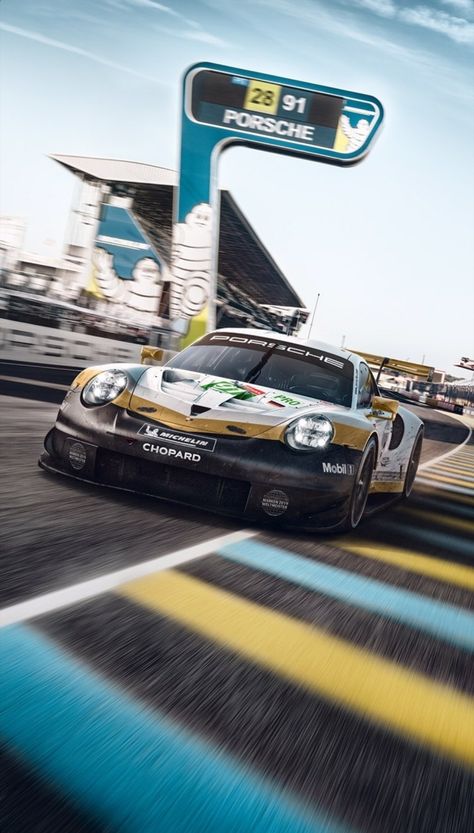 Gt3 Racing, Porsche Rsr, Car Iphone Wallpaper, Porsche Gt, Motorsport Art, Sports Car Wallpaper, Porsche Motorsport, Cars Auto, Racing Art