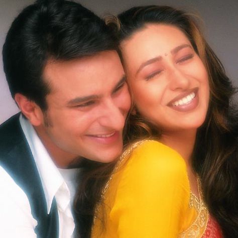 Bollywood Nostalgia, Hum Saath Saath Hain, Kapoor And Sons, Randhir Kapoor, Bollywood Aesthetic, 90s Bollywood Aesthetic, Bollywood Posters, Karisma Kapoor, Saif Ali Khan