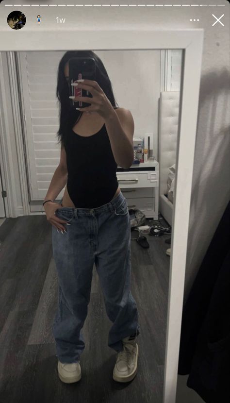 Bodysuit And Jeans Outfits, Black Bodysuit Outfit, Fire Clothes, Bodysuit Outfit, Body Suit Outfits, Mia 3, Causual Outfits, Swaggy Outfits, Cute Everyday Outfits