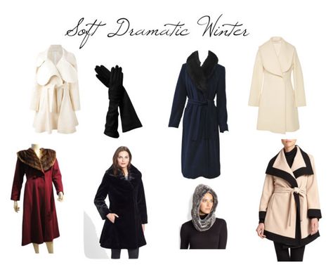 Soft Dramatic Winter Outfit, Soft Dramatic Fall Outfits, Soft Dramatic Winter, Soft Dramatic Outfit, Style Categories, Deep Autumn Color Palette, Summer Wrap Dress, Winter Nyc, Dramatic Fashion