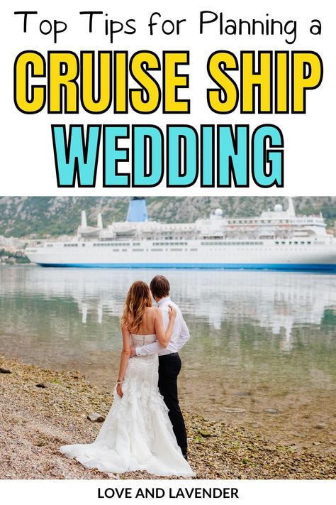 Cruise Ship Wedding Ideas, Cruise Wedding Ideas, Cruise Wedding Dress, Carnival Cruise Wedding, Cruise Ship Wedding, Best Wedding Registry, Carribean Cruise, Small Weddings Ceremony, Sea Wedding