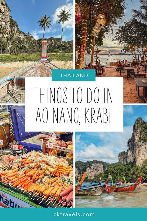 Ao Nang Thailand, Beaches In Thailand, Thailand Krabi, The Grotto Thailand, Thailand Snorkeling, Zanzibar Travel, Ao Nang Beach, Thailand Travel Destinations, Railay Beach Thailand