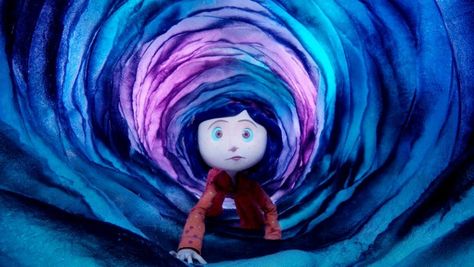 coraline-tunnel Coraline, Purple, Blue