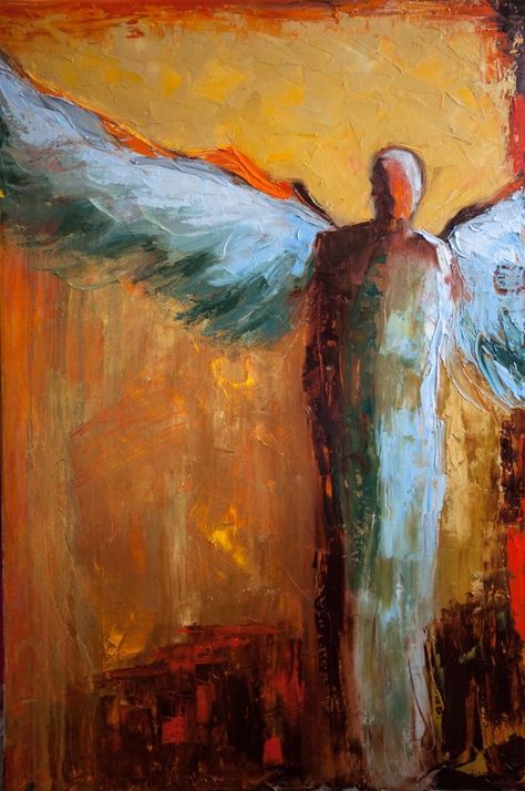 Shelby Mcquilkin, Angel Sightings, Angel Painting, Angel Art, Figure Painting, Figurative Art, Impressionism, Painting Inspiration, Interesting Art