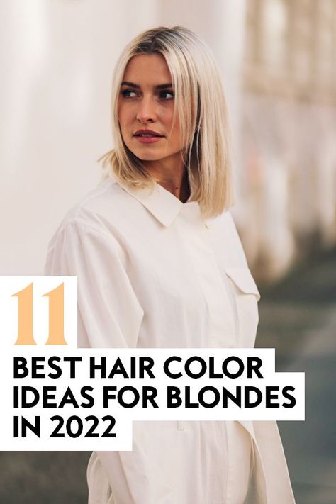 If you're looking to spice up your blonde hairstyle for summer 2022, these blonde hair color ideas will not disappoint. #hairtips #hairinspiration Blonde Hair Haircuts, Haircuts Ideas For Women, Best Blonde Hair, Best Hair Color Ideas, Blonde Hair Colors, Bob Haircut Ideas, Famous Hairstyles, Best Hair Color, Neutral Blonde