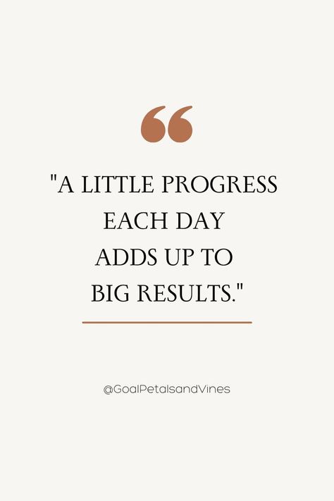 A Little Progress Each Day Adds Up To Big Results. Follow us for Your Daily Dose of Love, Motivation, and Positivity🌱 Day 1 Quotes Motivation, A Little Progress Each Day Adds Up, Results Quotes, Progress Quotes, Boss Motivation, Daily Progress, Girl Boss Motivation, Love Motivation, Inspirational Bible Quotes