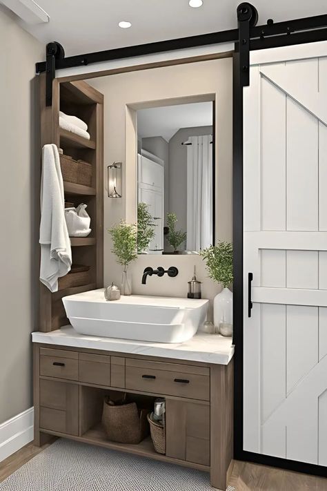 23 Brilliant Small Full Bathroom Ideas for Urban Living - RectifyHome Closet Inside Bathroom, Tiny Bathroom Layout, Full Bathroom Ideas, Small Full Bathroom Ideas, Owners Suite, Small Full Bathroom, Suite Bathroom, Bathroom Solutions, Tiny Apartment