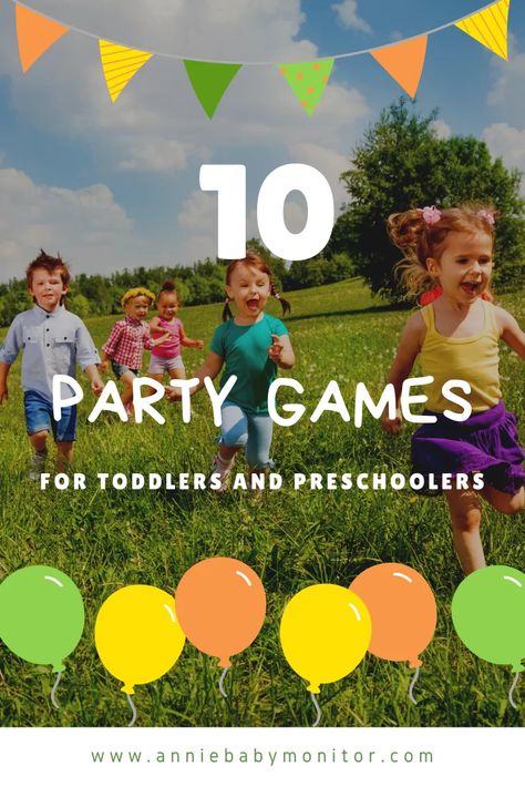 10 Fun Games for a Toddler Birthday Party - Annie Baby Monitor Toddler Birthday Activities Outdoor, Outdoor Toddler Birthday Party, Toddler Games For Birthday Party, Birthday Party Games Outdoor, Toddler Birthday Party Activities, Toddler Birthday Party Games, Games For Birthday Party, Toddler Birthday Games, Fun Games For Toddlers