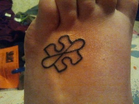 Infinity puzzle piece!! Possibly next paycheck! :) Couples Symbols, Tattoo For My Son, Tattoo Ideas For Couples, Infinity Signs, Couples Puzzle, Friendship Tattoo, Puzzle Piece Tattoo, Small Sister Tattoos, Puzzle Tattoos