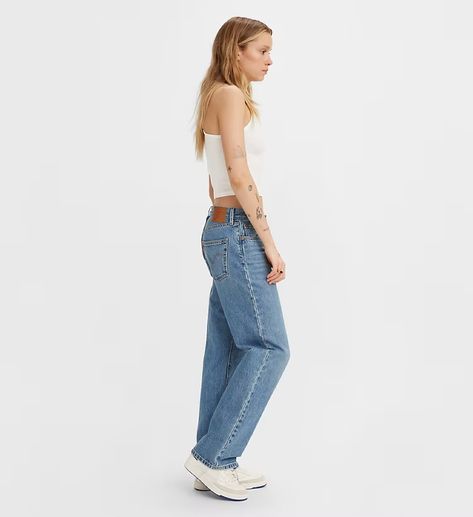 501® ‘90s Original Women's Jeans - Medium Wash | Levi's® US Levi 501s, Mad Love, 90s Jeans, Only Jeans, Tall Jeans, Levi’s 501, Denim Branding, Half Zip Pullover, Back In The Day