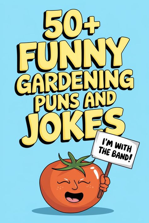 Funny Gardening Puns and Jokes Gardening Jokes, Jokes And Puns, Funny Gardening, Gardening Humor, Quotes Pinterest, Joy Quotes, Funny Bones, Hilarious Jokes, I'm With The Band