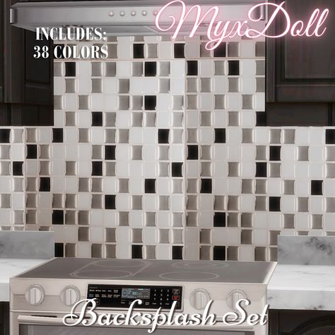 Backsplash Sims 4 Cc, Sims 4 Backsplash, Sims 4 Backsplash Cc, Ts4 Cc Furniture Kitchens, Ts4 Kitchen Cc, Urban Cc Finds, Sims 4 Cc Furniture Living Rooms, Sims 4 Beds, Furniture Cc